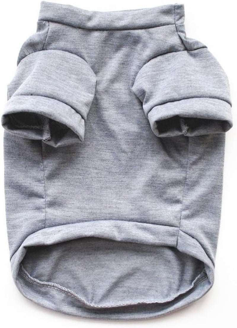 Pet Shirt, Dog Cat Clothes Puppy Classic Vest Babe Magnet Patten T-Shirt Pet Summer Apparel (Gray, XS)