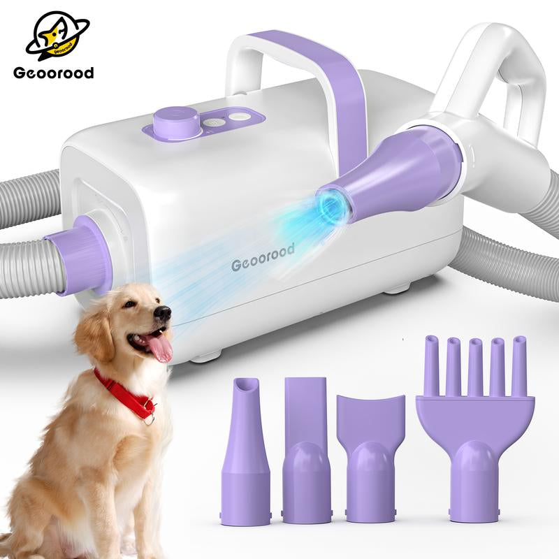 【Limitedtimeflashsale】Geoorood Dog Grooming Vacuum, 13000Pa Dog Vacuum Brush for Shedding Grooming, Pet Grooming Vacuum, Dog Hair Vacuum Groomer, 2.5L Large Dog Grooming Kit , Pet Products #Tiktokshopflashsale
