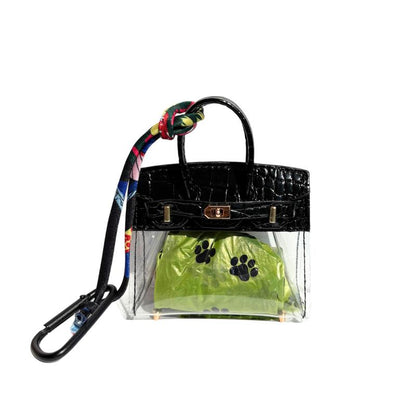 Barkin Dog Waste Bag Dispenser - Includes Extra Clip for Leash Attachment, 3" X 1.5" X 2.5", Fits Standard Waste Bag Roll