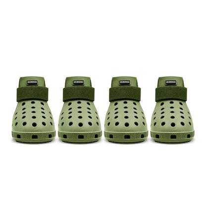Dog Shoes for Hot Pavement - Dog Shoe for Small & Medium & Large Dogs, Dog Boots Paw Protectors, Easy on & Off, Non-Slip, Waterproof, Easy-Clean Dog Booties for Beach and Snow