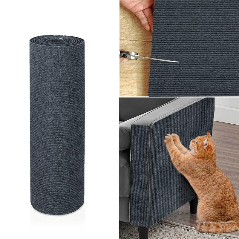 Self-Adhesive Scratching Carpet Cat Wall, Scratching Mat, Scratching Boards Cat Wall, Cat Scratching Boards [100Cmx30Cm]
