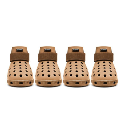 Dog Shoes for Hot Pavement - Dog Shoe for Small & Medium & Large Dogs, Dog Boots Paw Protectors, Easy on & Off, Non-Slip, Waterproof, Easy-Clean Dog Booties for Beach and Snow