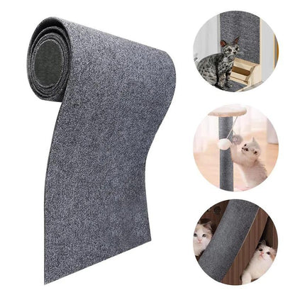 Self-Adhesive Scratching Carpet Cat Wall, Scratching Mat, Scratching Boards Cat Wall, Cat Scratching Boards [100Cmx30Cm]