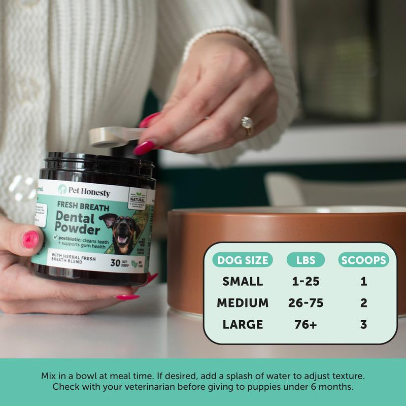 Daily Multivitamin and Dental Health Treat for Dogs - the Perfect Vitamin and Supplement Treat for Your Dog with Probiotics, Fresh Breath Support and Glucosamine