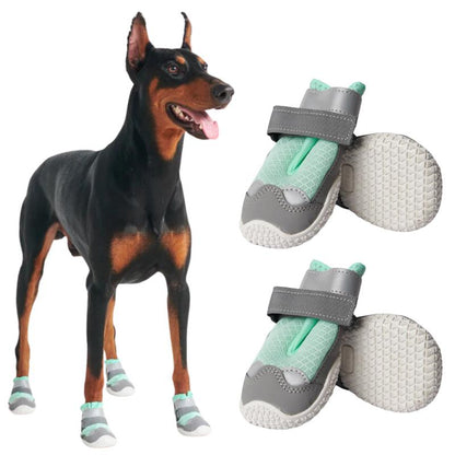 Spark Paws Hot Pavement Pawtector Dog Shoes for Hiking and Hot Pavement, Summer Dog Paw Protection from Hot Surfaces, Non-Slip, Breathable, Durable 4PCS