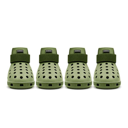 Dog Shoes for Hot Pavement - Dog Shoe for Small & Medium & Large Dogs, Dog Boots Paw Protectors, Easy on & Off, Non-Slip, Waterproof, Easy-Clean Dog Booties for Beach and Snow