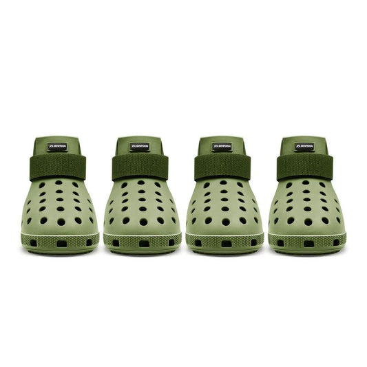 Dog Shoes for Hot Pavement - Dog Shoe for Small & Medium & Large Dogs, Dog Boots Paw Protectors, Easy on & Off, Non-Slip, Waterproof, Easy-Clean Dog Booties for Beach and Snow