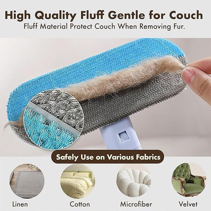 【BUY 1 GET 1 Free】Pet Hair Removal Tool,Cat/Dog Hair Remover with Extra Long Handle,Cat Lint Squeegee for Furniture,Carpet,Clothes, Bedding,Car,Window