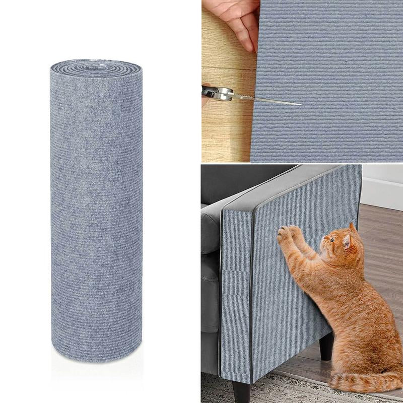 Self-Adhesive Scratching Carpet Cat Wall, Scratching Mat, Scratching Boards Cat Wall, Cat Scratching Boards [100Cmx30Cm]