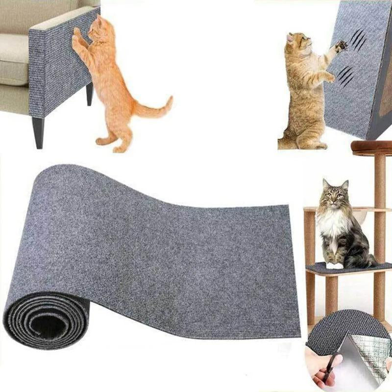 Self-Adhesive Scratching Carpet Cat Wall, Scratching Mat, Scratching Boards Cat Wall, Cat Scratching Boards [100Cmx30Cm]