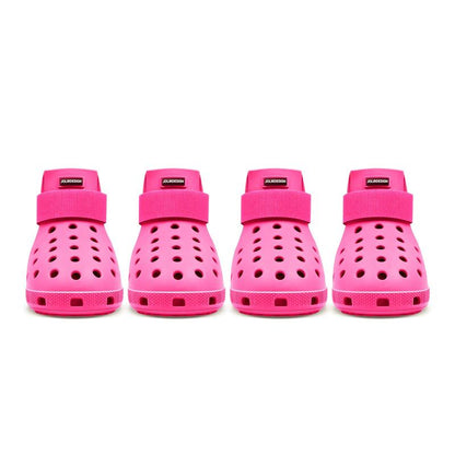 Dog Shoes for Hot Pavement - Dog Shoe for Small & Medium & Large Dogs, Dog Boots Paw Protectors, Easy on & Off, Non-Slip, Waterproof, Easy-Clean Dog Booties for Beach and Snow