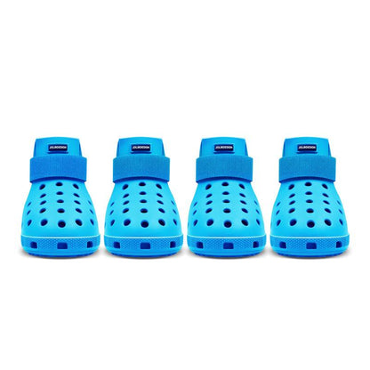 Dog Shoes for Hot Pavement - Dog Shoe for Small & Medium & Large Dogs, Dog Boots Paw Protectors, Easy on & Off, Non-Slip, Waterproof, Easy-Clean Dog Booties for Beach and Snow
