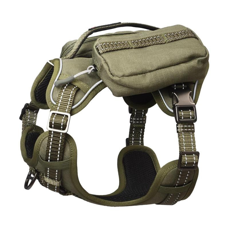 PET MARVEL Heavy Duty Tactical Dog Harness for Small to Large Dogs, No Pull Front Clip Adjustable Harness, with Removable Pockets, Indestructible Nylon Durable Metal Buckles, Reflective Comfortable Vest Harness with Easy Control Handle