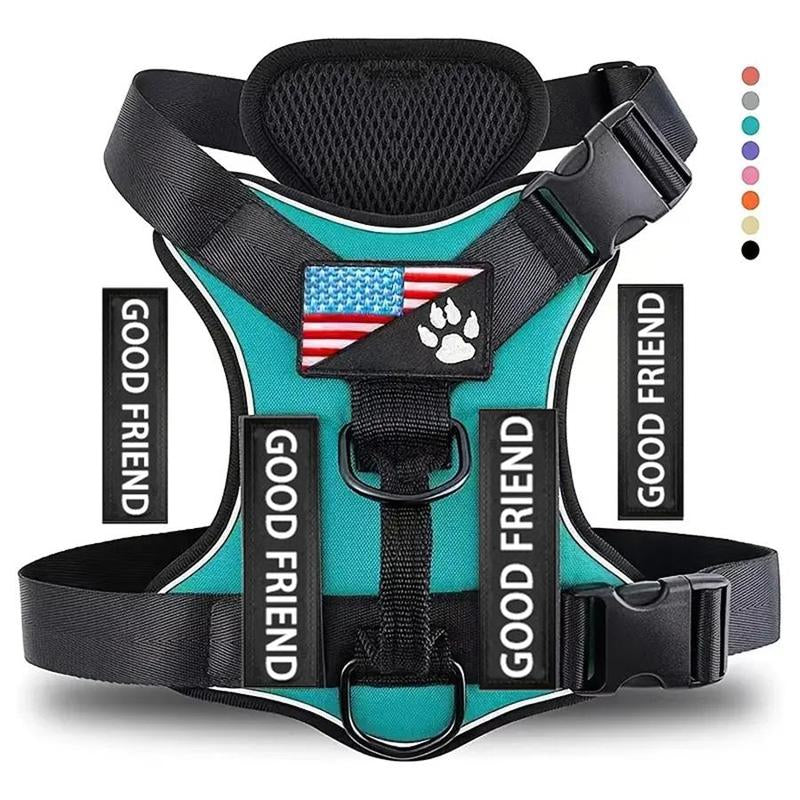 Adjustable Dog Harness, 1 Count Reflective Pet Harness, Pet Supplies for Training & Walking, Dog & Cat Accessories, Christmas Gift, Gifts for Good Friend