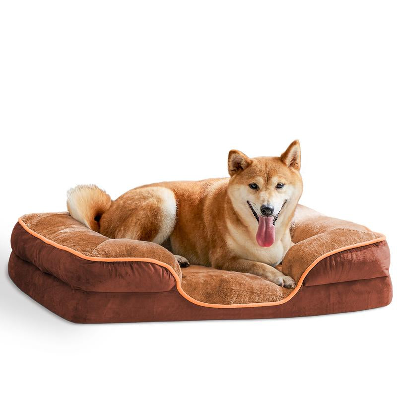 [DEAL] Orthopedic Dog Bed & Calming Donut Pet Bed, Memory Foam Support /Plush Anti-Anxiety Cuddle Cat Bed, Machine Washable, Non-Slip for All Sizes