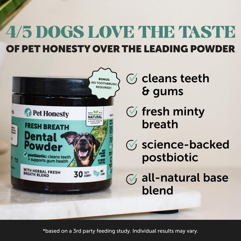 Daily Multivitamin and Dental Health Treat for Dogs - the Perfect Vitamin and Supplement Treat for Your Dog with Probiotics, Fresh Breath Support and Glucosamine