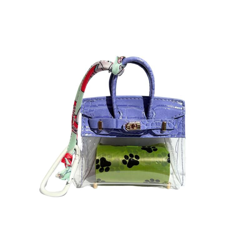Barkin Dog Waste Bag Dispenser - Includes Extra Clip for Leash Attachment, 3" X 1.5" X 2.5", Fits Standard Waste Bag Roll
