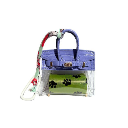 Barkin Dog Waste Bag Dispenser - Includes Extra Clip for Leash Attachment, 3" X 1.5" X 2.5", Fits Standard Waste Bag Roll