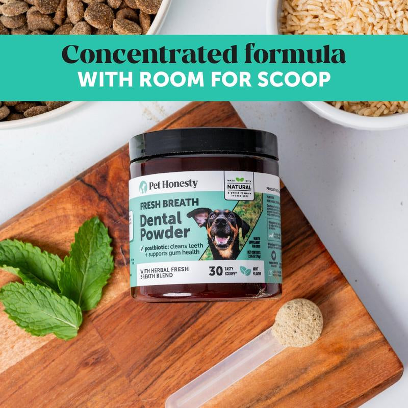 Daily Multivitamin and Dental Health Treat for Dogs - the Perfect Vitamin and Supplement Treat for Your Dog with Probiotics, Fresh Breath Support and Glucosamine