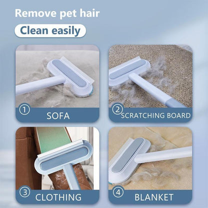 【BUY 1 GET 1 Free】Pet Hair Removal Tool,Cat/Dog Hair Remover with Extra Long Handle,Cat Lint Squeegee for Furniture,Carpet,Clothes, Bedding,Car,Window
