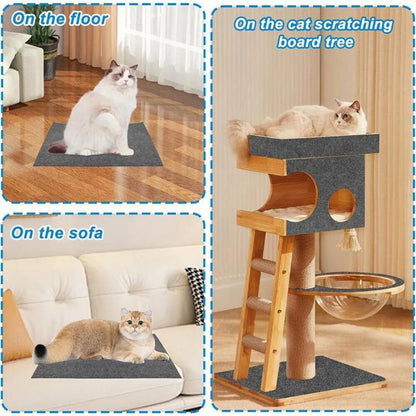 Self-Adhesive Scratching Carpet Cat Wall, Scratching Mat, Scratching Boards Cat Wall, Cat Scratching Boards [100Cmx30Cm]