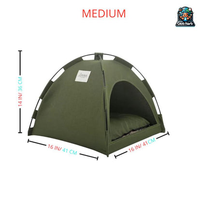 Globharb Portable Cat Tent House, Tent for Small Puppies and Kittens, Foldable Pet Tent, Cat Camping Tent, Pet Supplies for Small Dogs & Cats, Home Pet Supplies for Cats, Pet Products